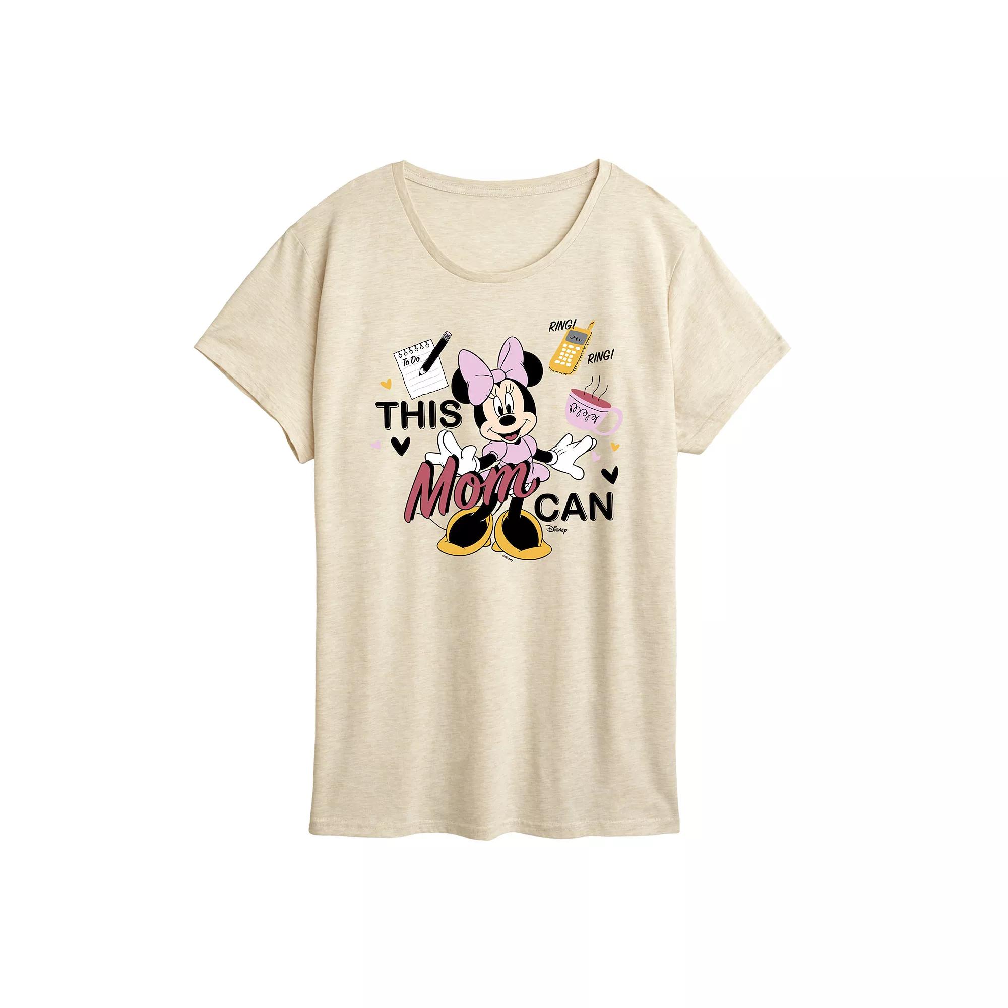 Disney's Minnie Mouse Women's This Mom Can Graphic Tee,  Product Image