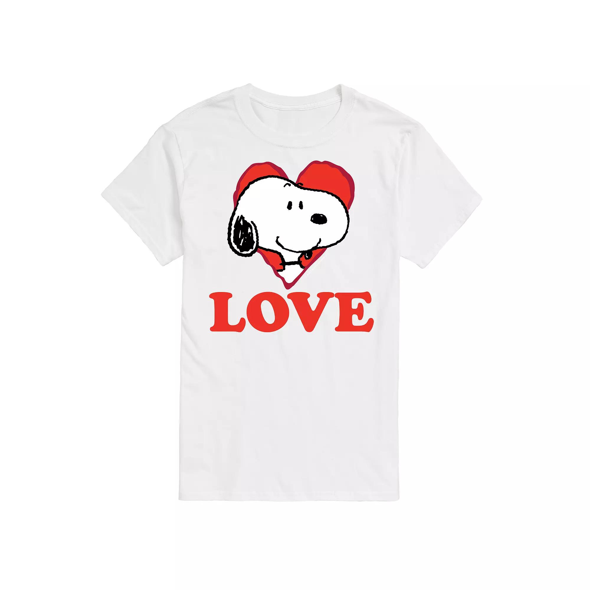 Men's Peanuts I Love Snoopy Tee,  Product Image