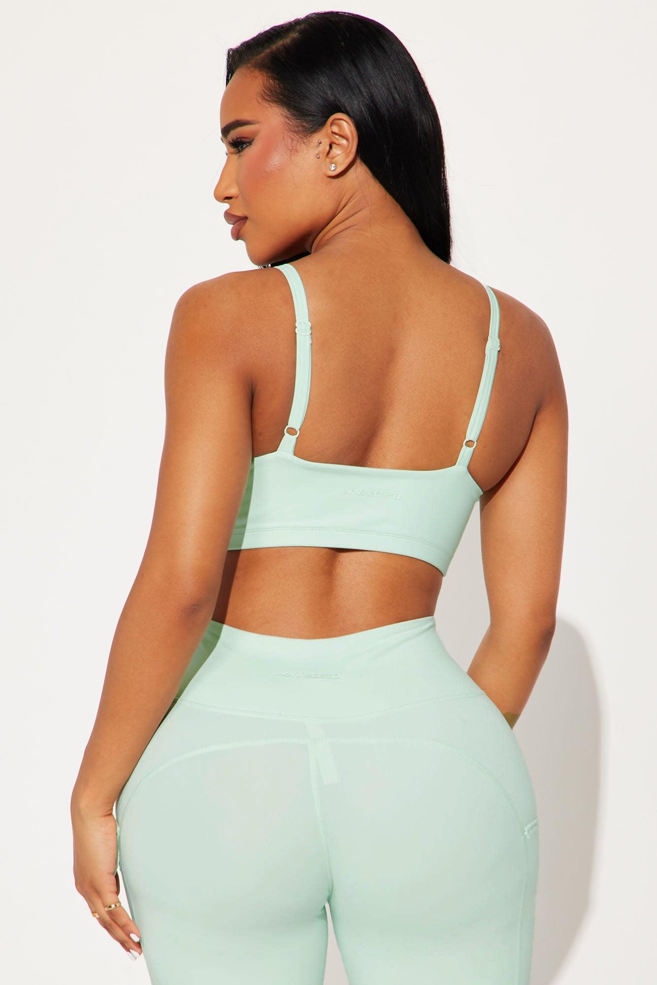 Sweat Out Super Soft Sports Bra - Mint Product Image