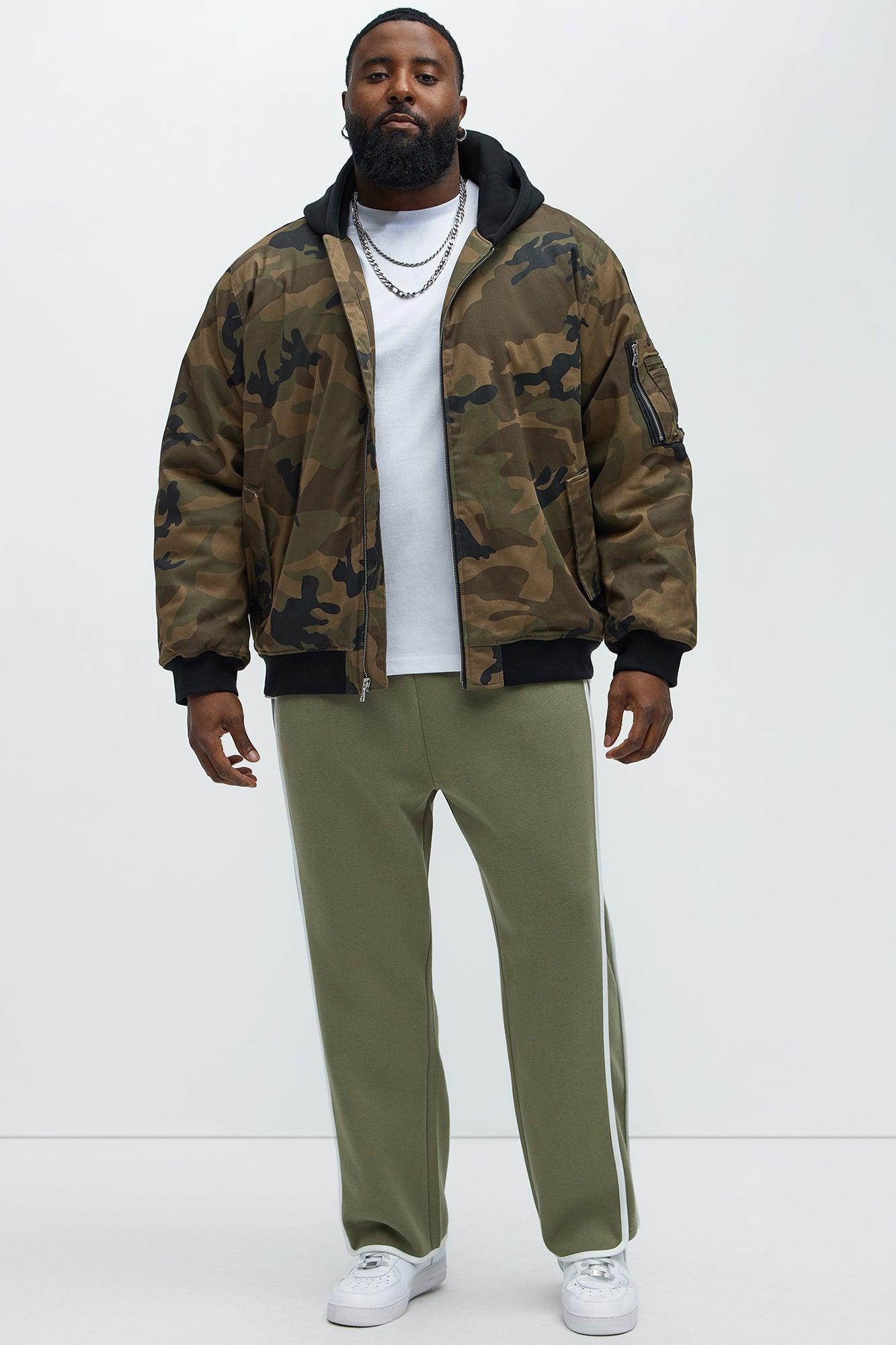 Mikael Hooded Bomber - Camouflage Product Image