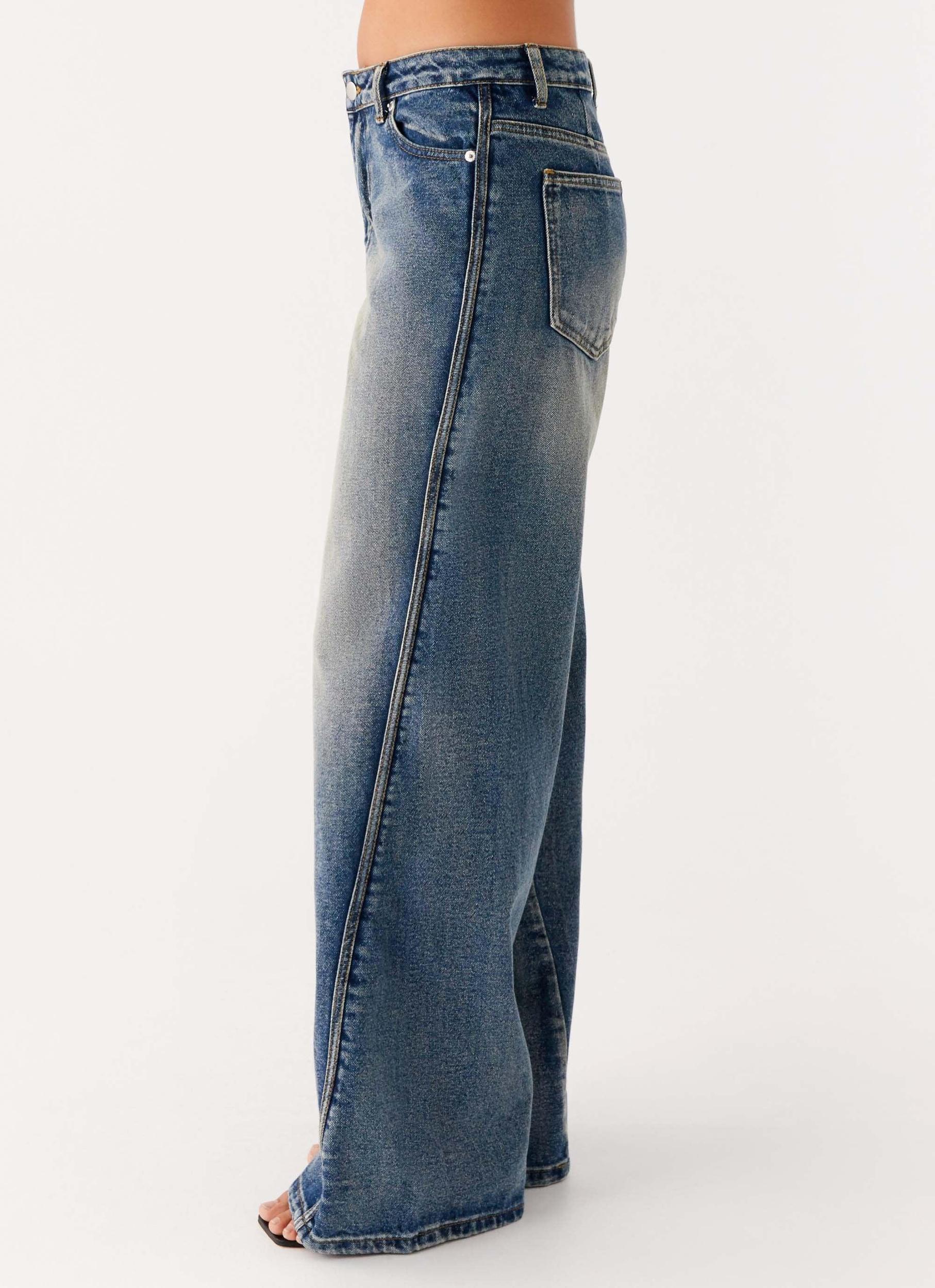 Calico Denim Jeans - Indigo Product Image
