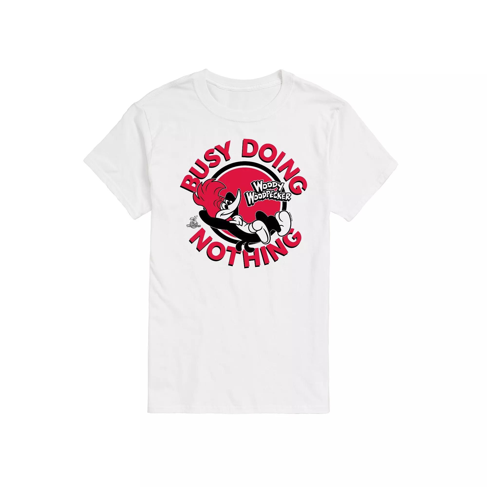 Big & Tall Woody Woodpecker Busy Doing Nothing Graphic Tee, Men's,  Product Image