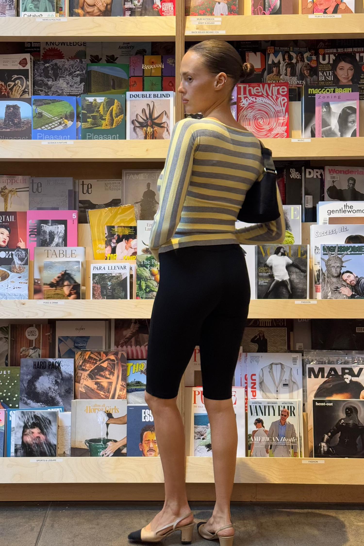 ODESSA TOP - BUTTER STRIPE Product Image