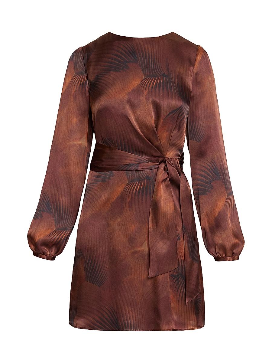 Womens Silk-Blend Charmeuse Minidress Product Image