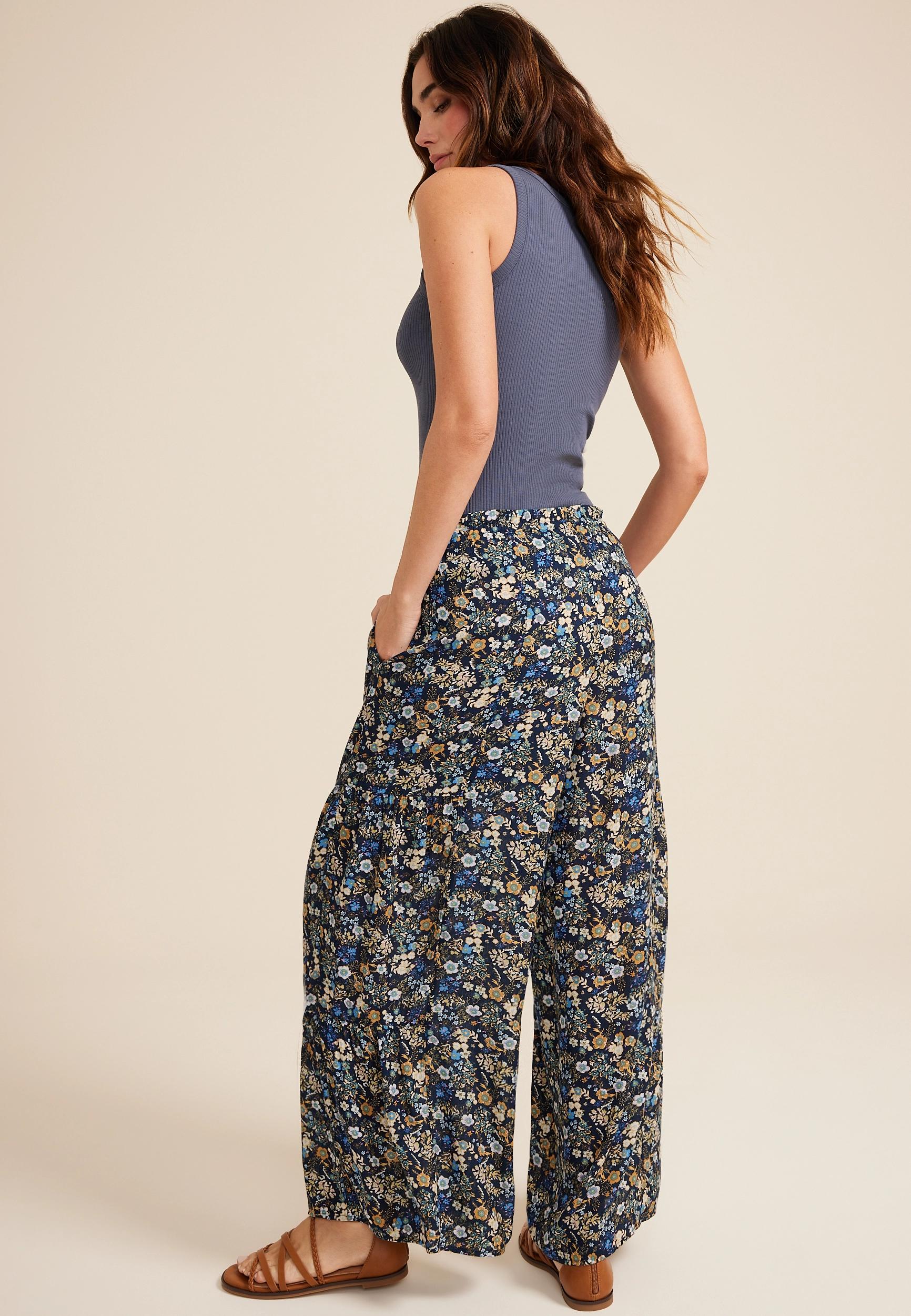Printed Palazzo Pant Product Image