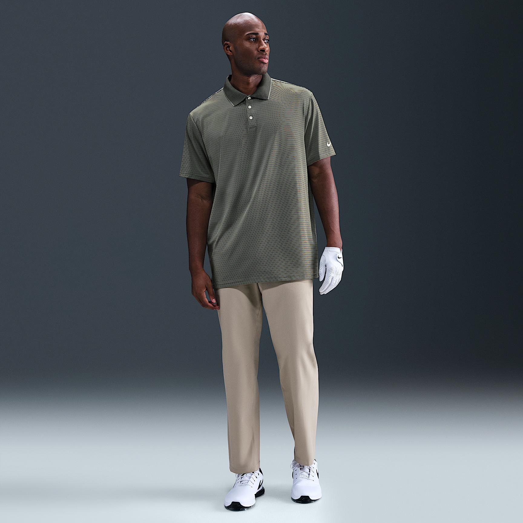 Nike Mens Tour Dri-FIT Striped Golf Polo | FZ7479-237 Product Image