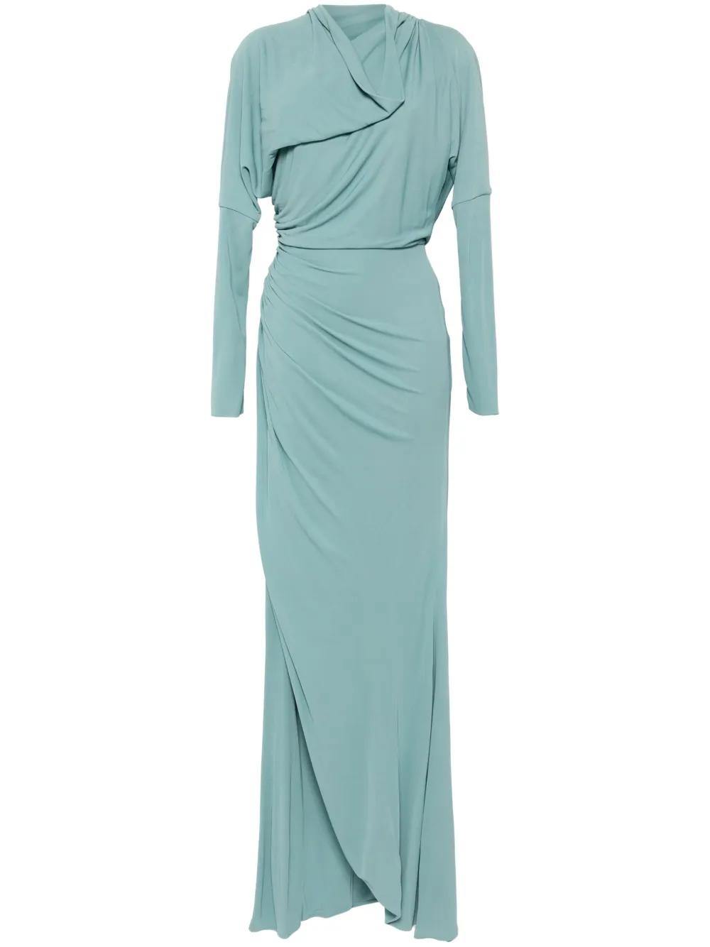 asymmetric jersey dress Product Image