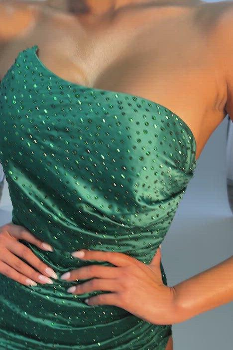 Anastasia Embellished Maxi Dress - Emerald Product Image