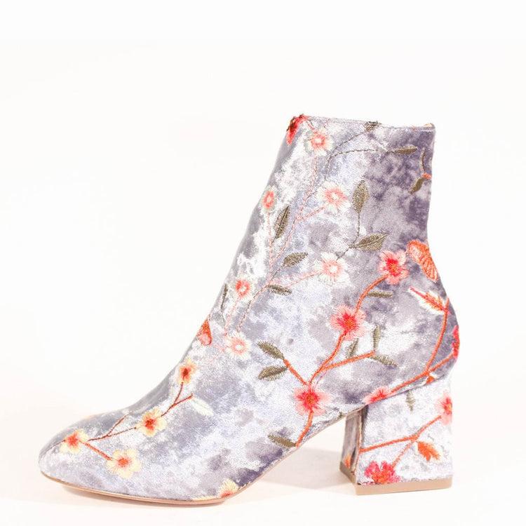 Marino Velvet Booties Product Image