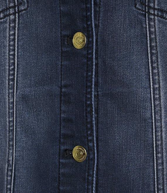 Tommy Bahama Leila Point Collar Long Sleeve Denim Jacket Product Image