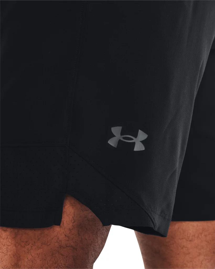 Under Armour Mens Under Armour Vanish Woven Shorts - Mens Grey/Black Product Image
