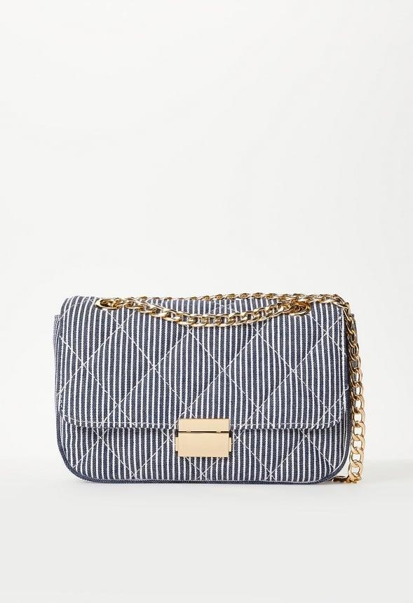 Quilted Push Lock Crossbody Product Image