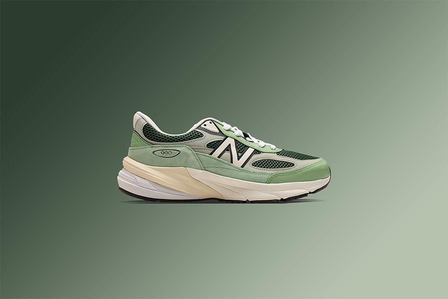 Made In USA 990v6 - Avocado/Natural Mint Male Product Image