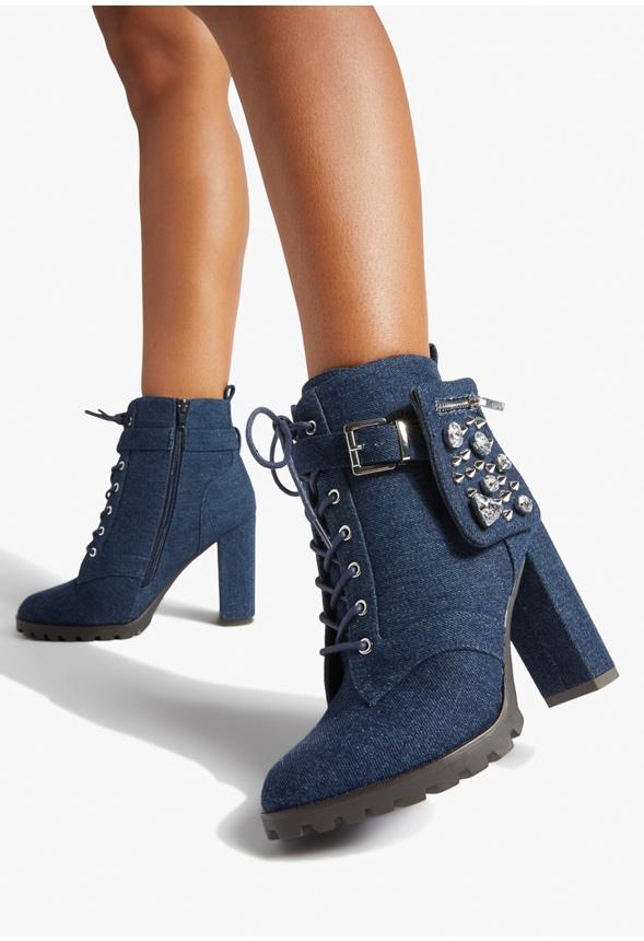 JustFab Margaux Platform Loafer Pump Womens Black/ White Size 8.5 Product Image