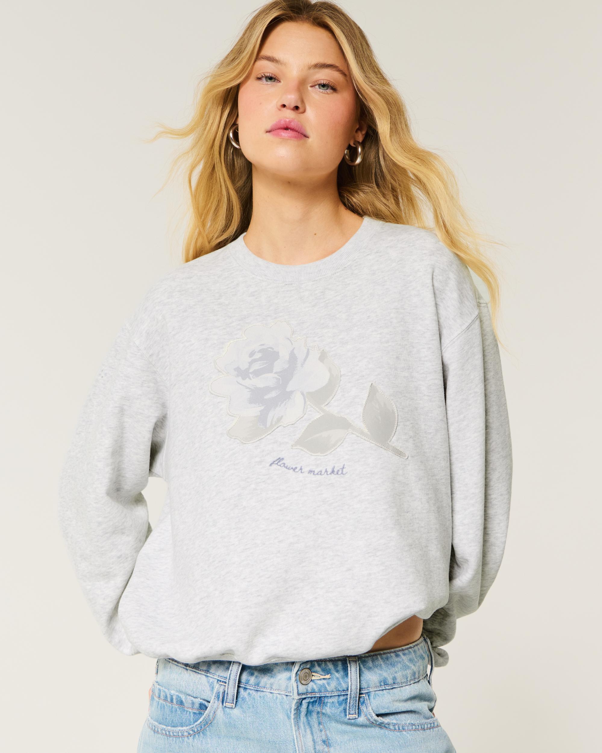 Easy 1990 Graphic Crew Sweatshirt Product Image