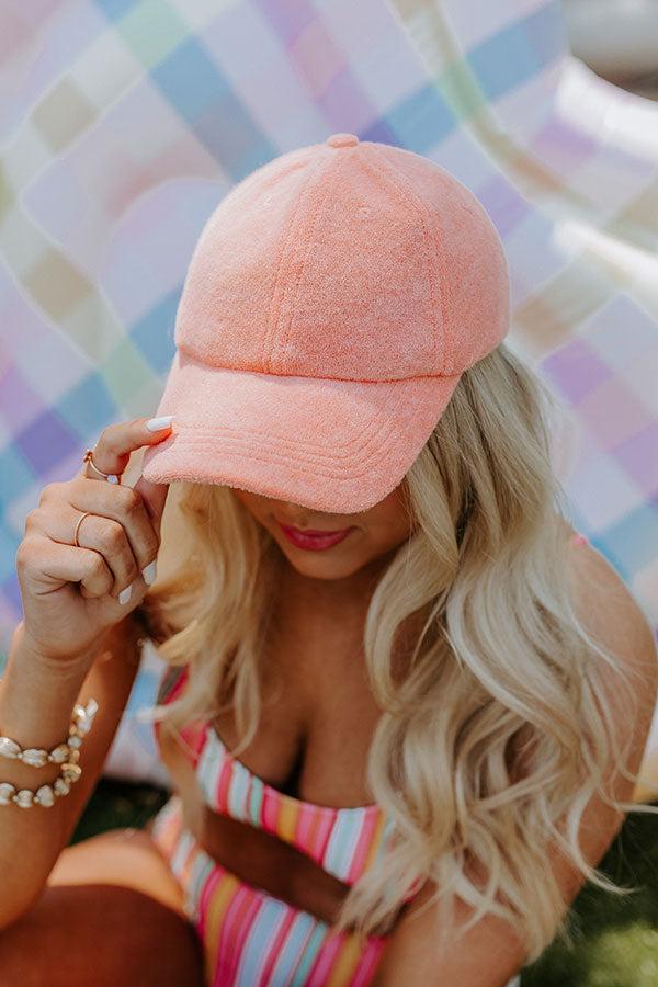 Boating Day Terry Cloth Hat In Orange Product Image