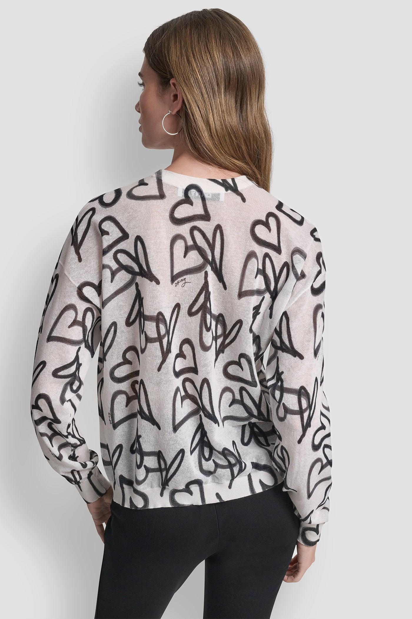 GRAFFITI HEART SWEATER Product Image