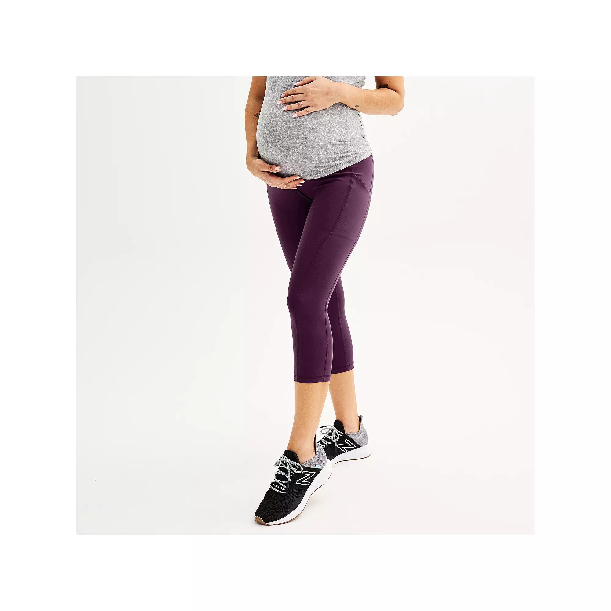 Maternity Tek Gear® Ultrastretch High Rise Capri Pants, Women's,  Product Image