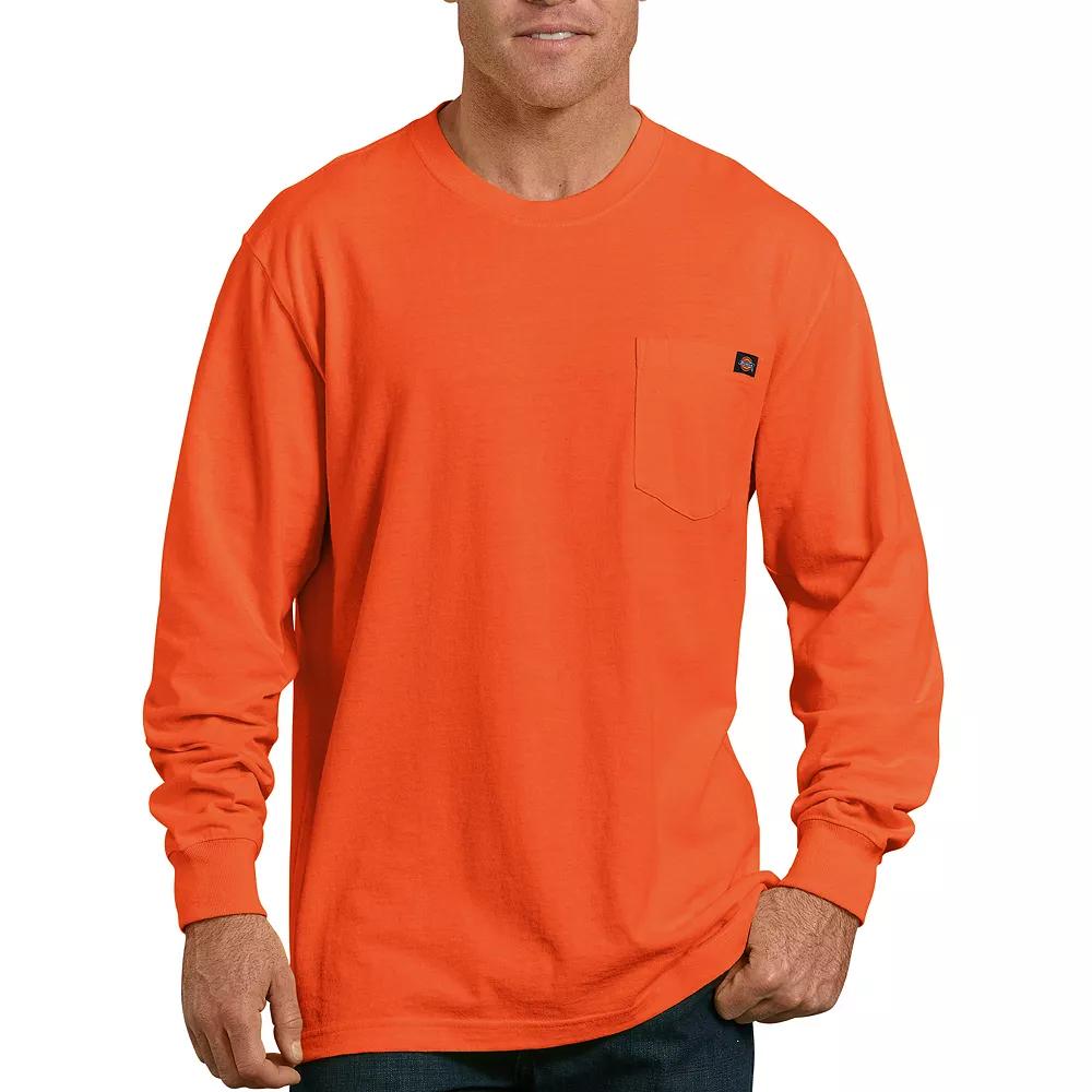 Men's Dickies Heavyweight Crewneck Long Sleeve Tee,  Product Image