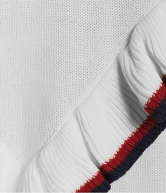 The Upside Columbia Boo Organic Cotton Frill Knit Top Product Image