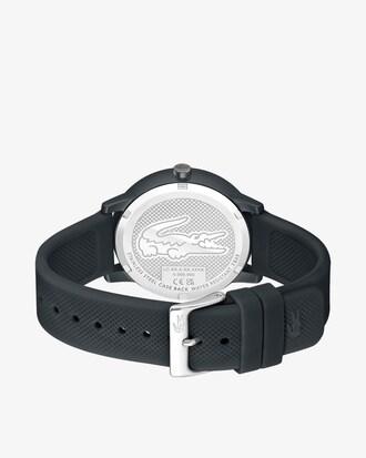 Lacoste.12.12 Move 3 Hands Watch Black Silicone Product Image