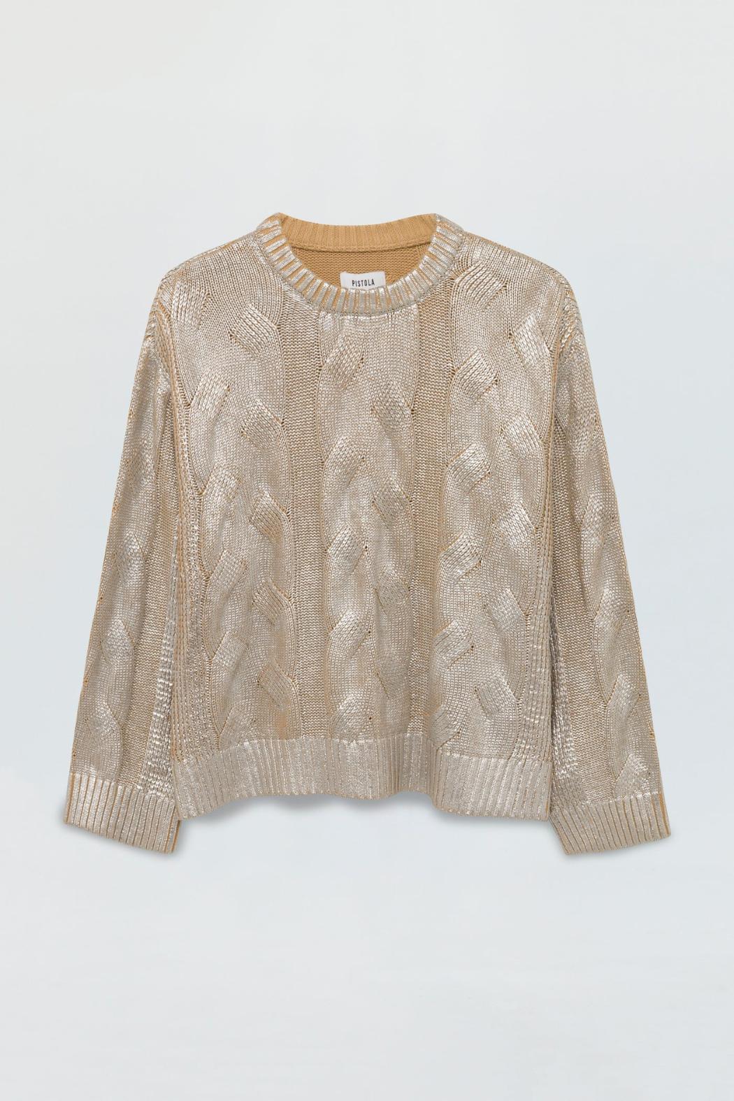 "Everly" Met Cable Sweater Product Image