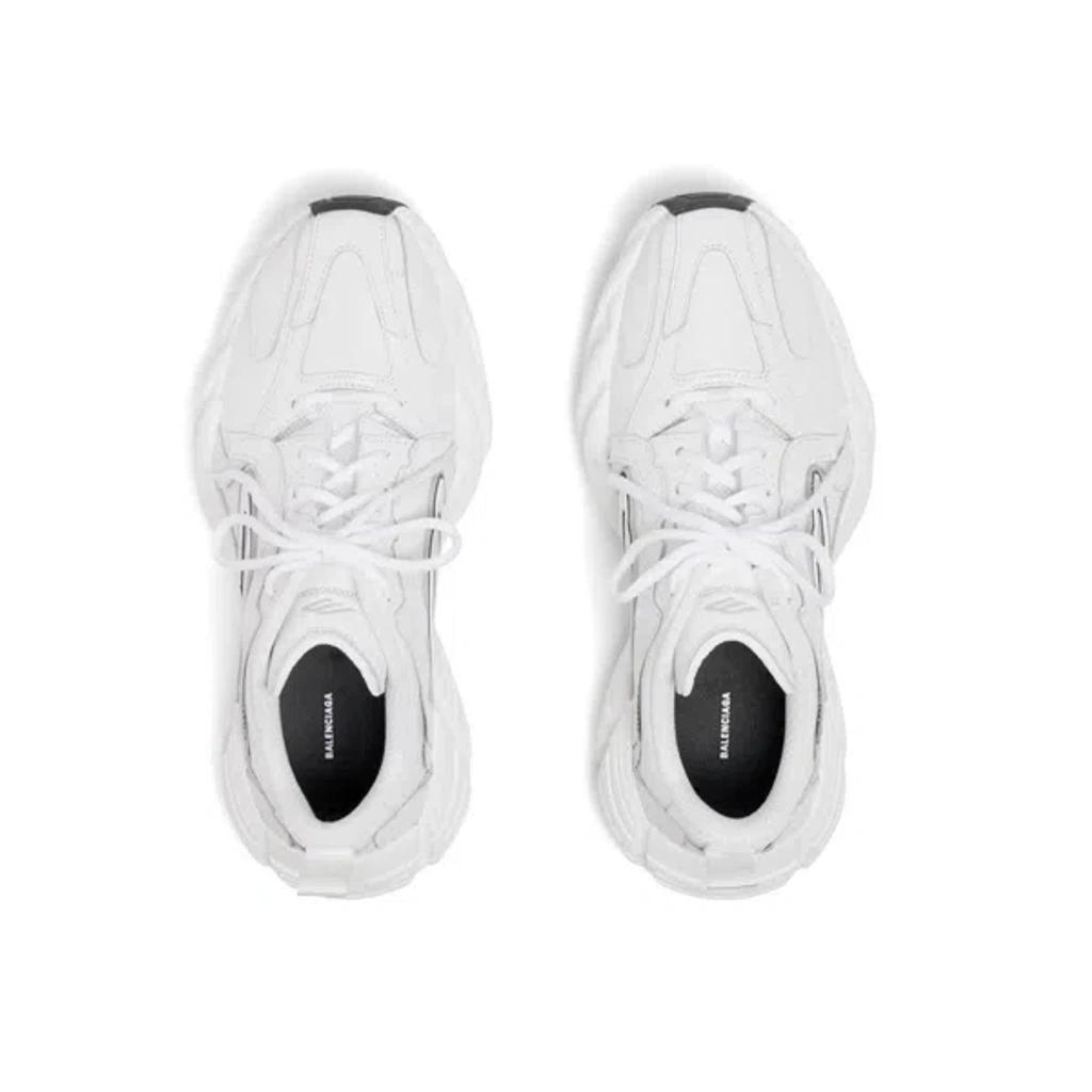 BALENCIAGA Men White Cowskin And Polyester Monday Shoe Sneakers Product Image