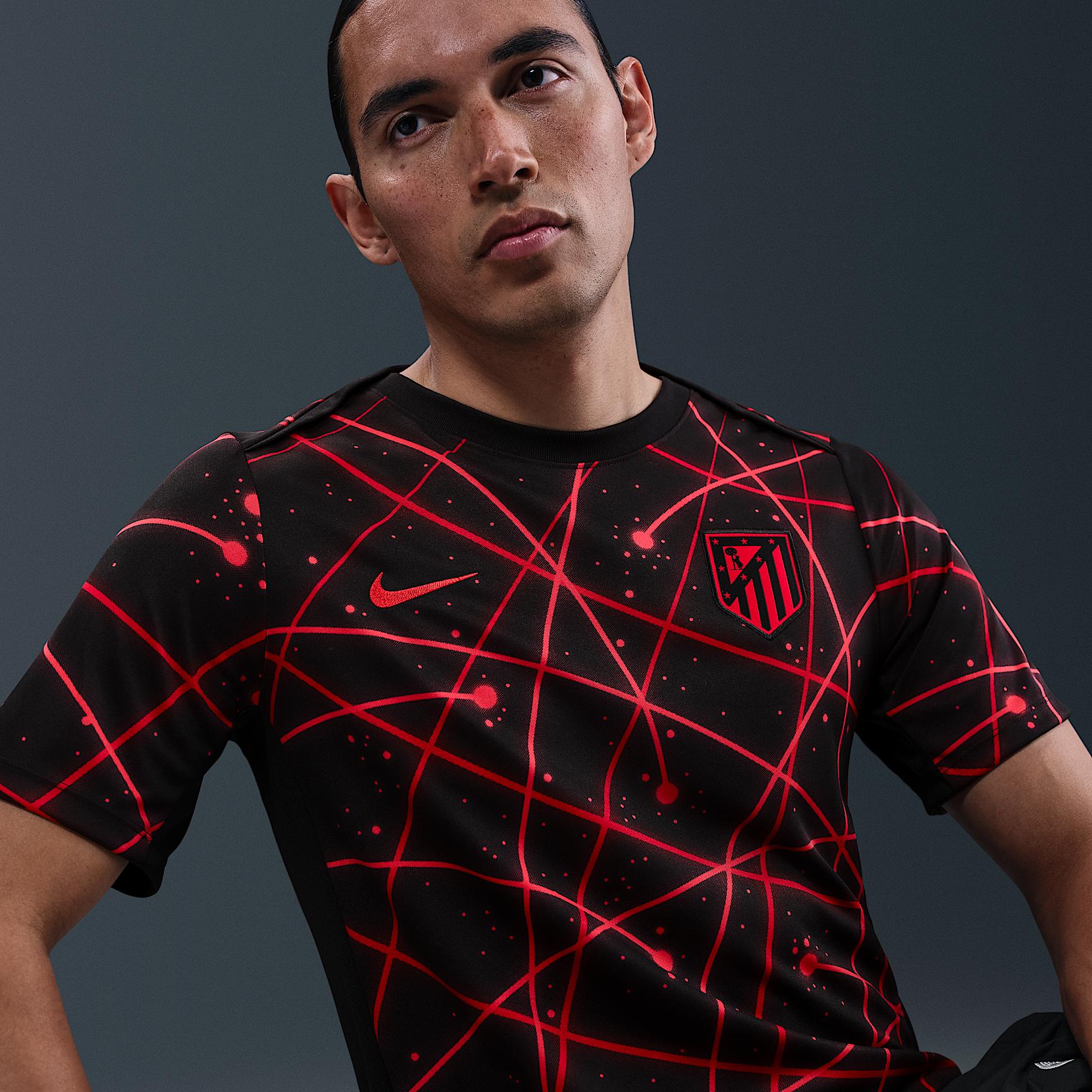 Atlético Madrid Academy Pro Men's Nike Dri-FIT Soccer Pre-Match Short-Sleeve Top Product Image