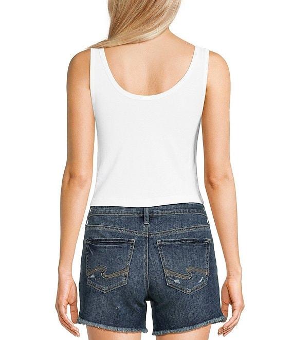 Hurley Aloha Graphic Sleeveless Cropped Tank Top Product Image