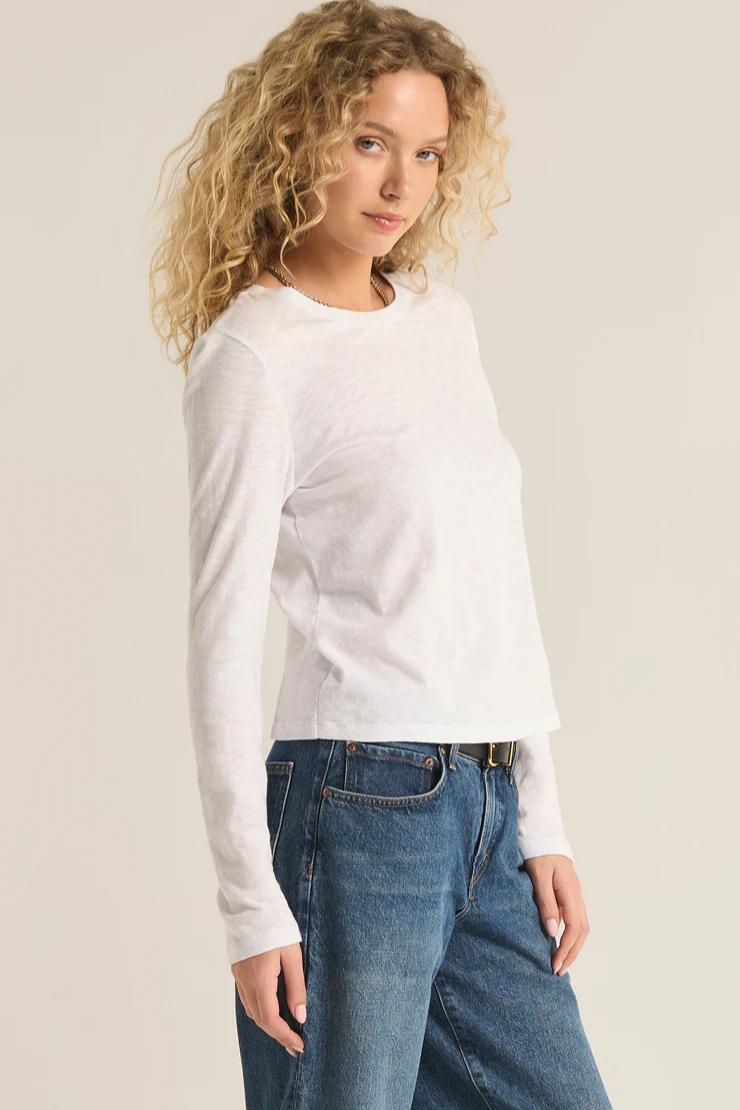 Modern Slub Long Sleeve Tee Product Image