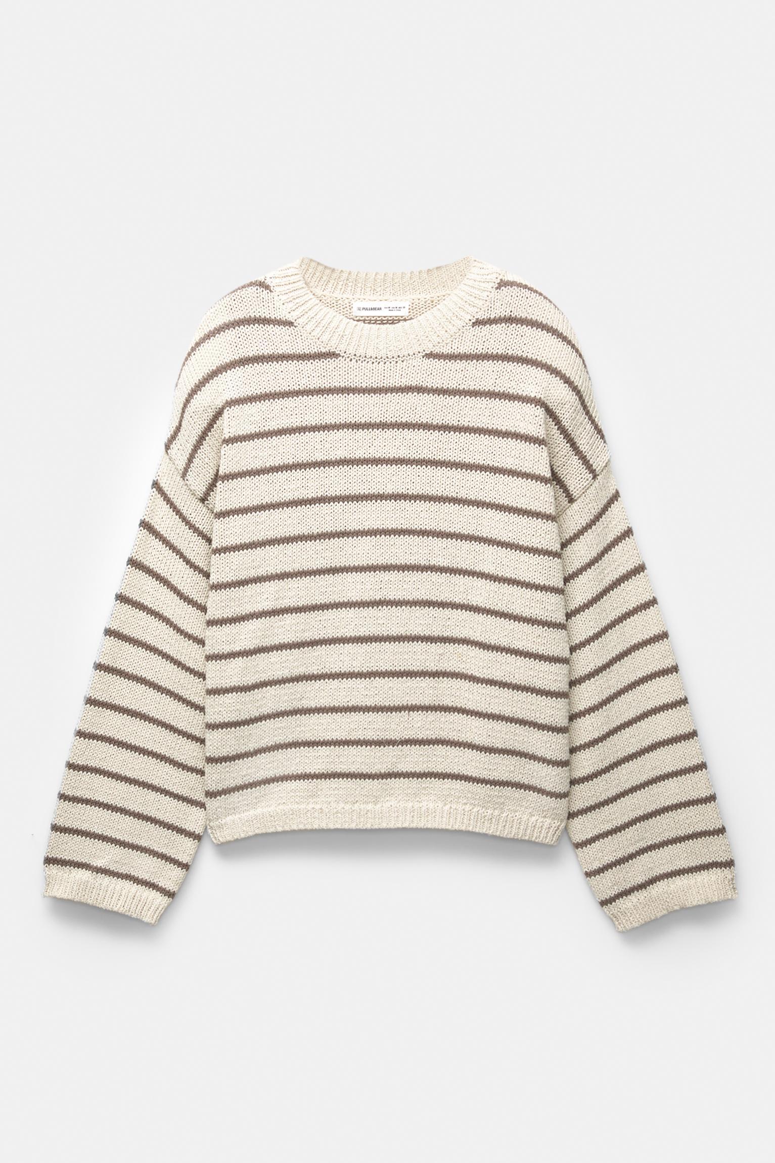 Oversize striped sweater Product Image