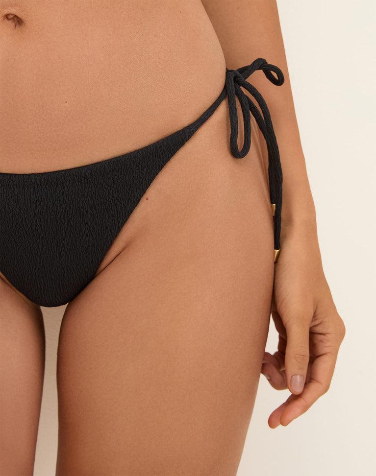 Firenze Tie Side Bottom - Black Product Image