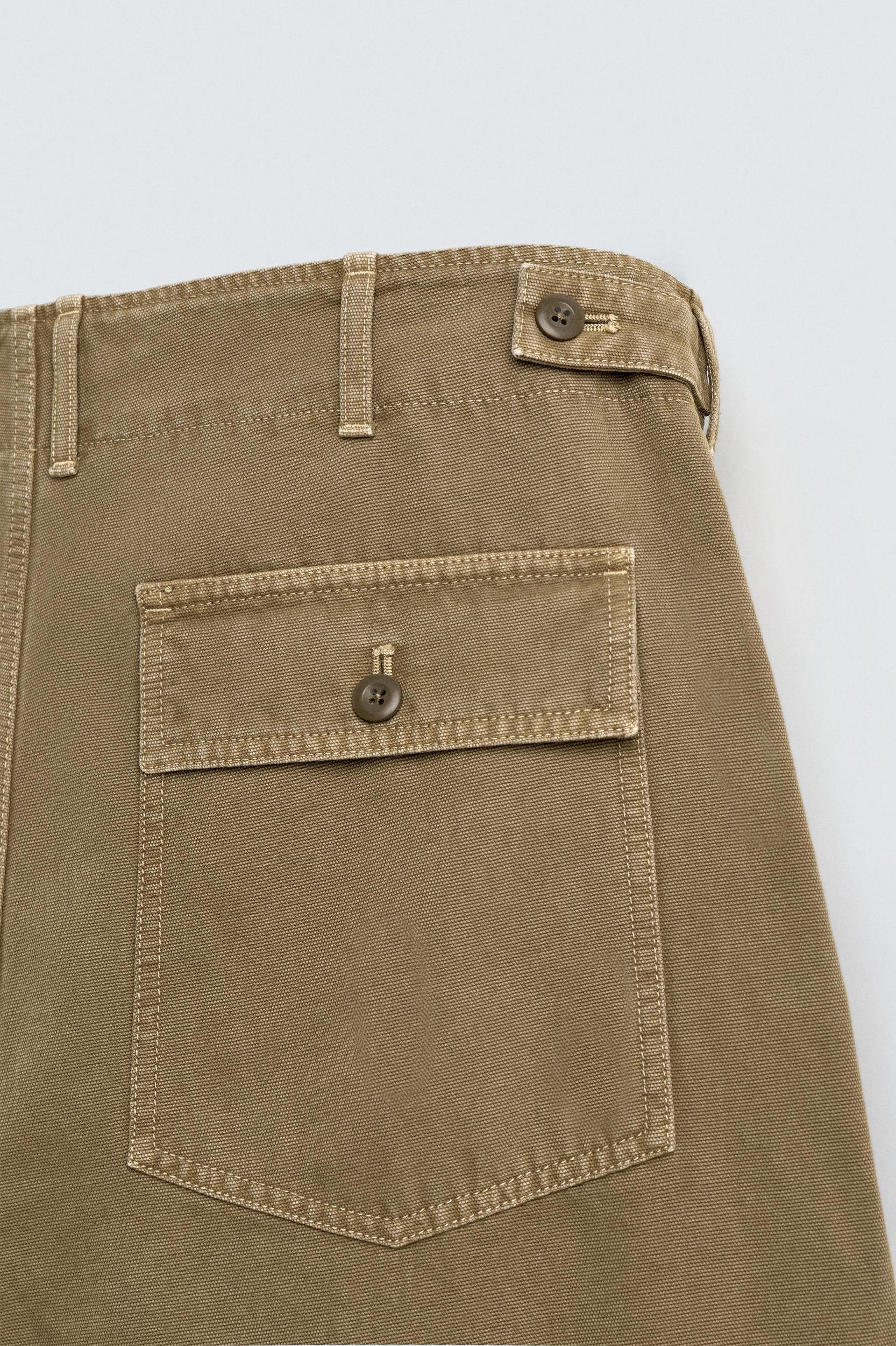 REGULAR FIT PANTS WITH POCKETS Product Image