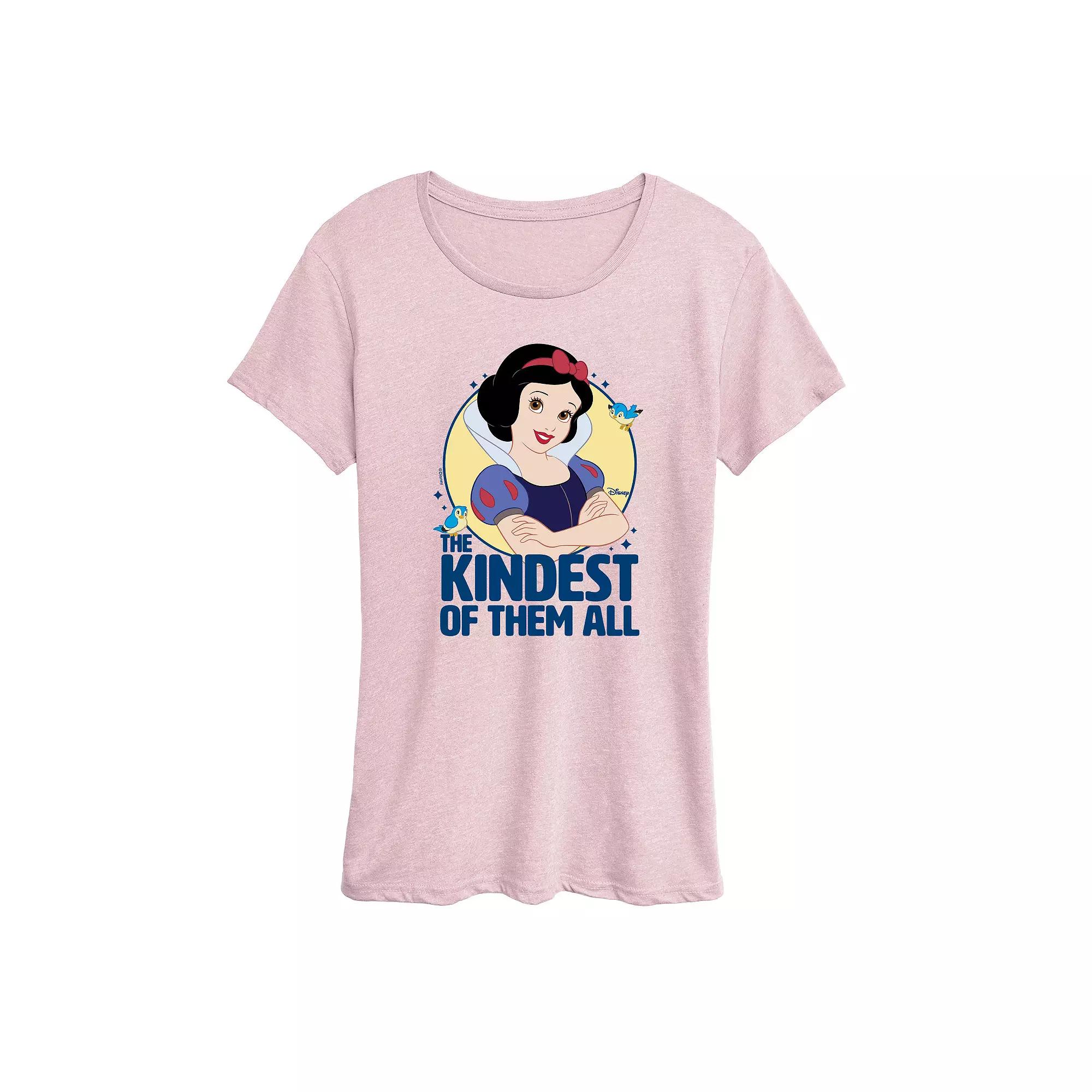 Disney Princess Snow White Women's The Kindest Of Them All Graphic Tee,  Product Image
