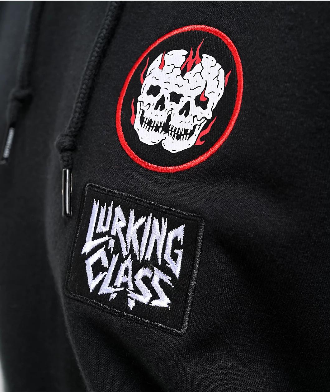 Lurking Class by Sketchy Tank Back To Nature Black Hoodie Product Image