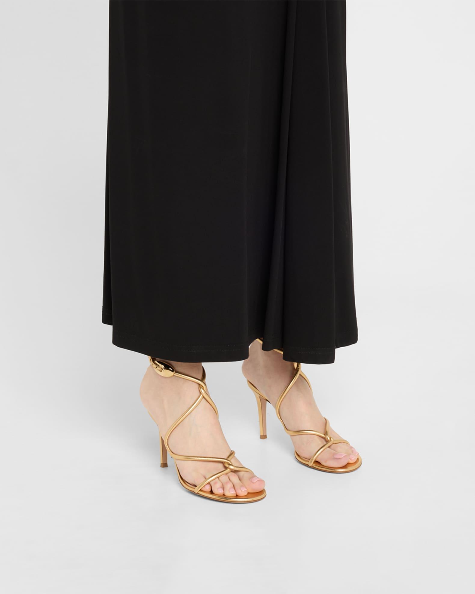 Mamba Napa Leather Serpent Sandals Product Image