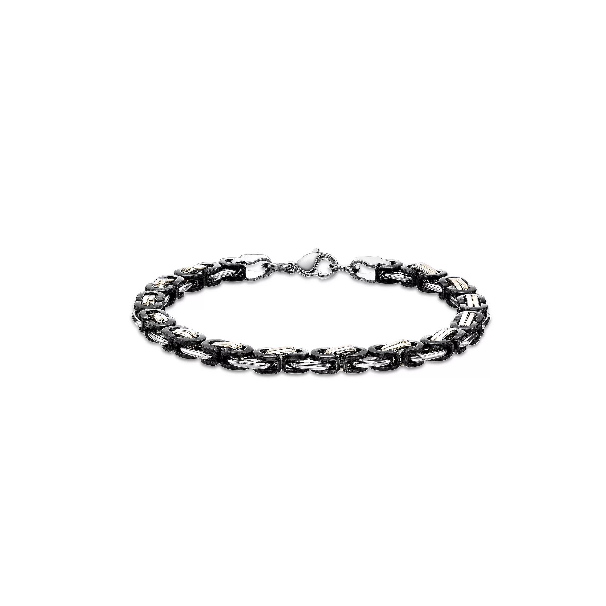 LYNX Men's Stainless Steel Link Chain Bracelet,  Product Image