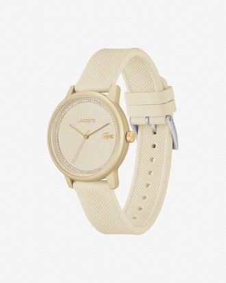 Lacoste.12.12 Go 3 Hands Watch Champagne Silicone Product Image