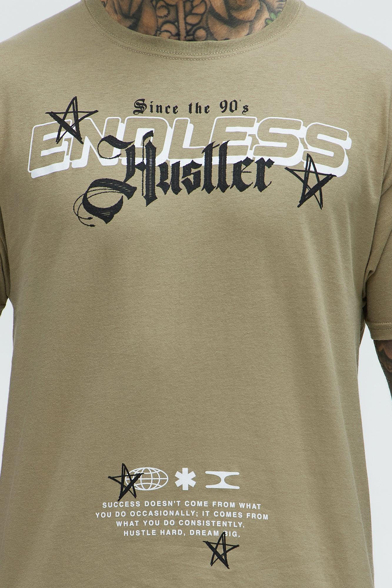 Endless Hustler Short Sleeve Tee - Khaki Product Image