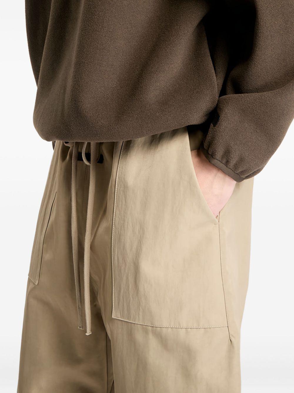 drawstring wide-leg trousers Product Image