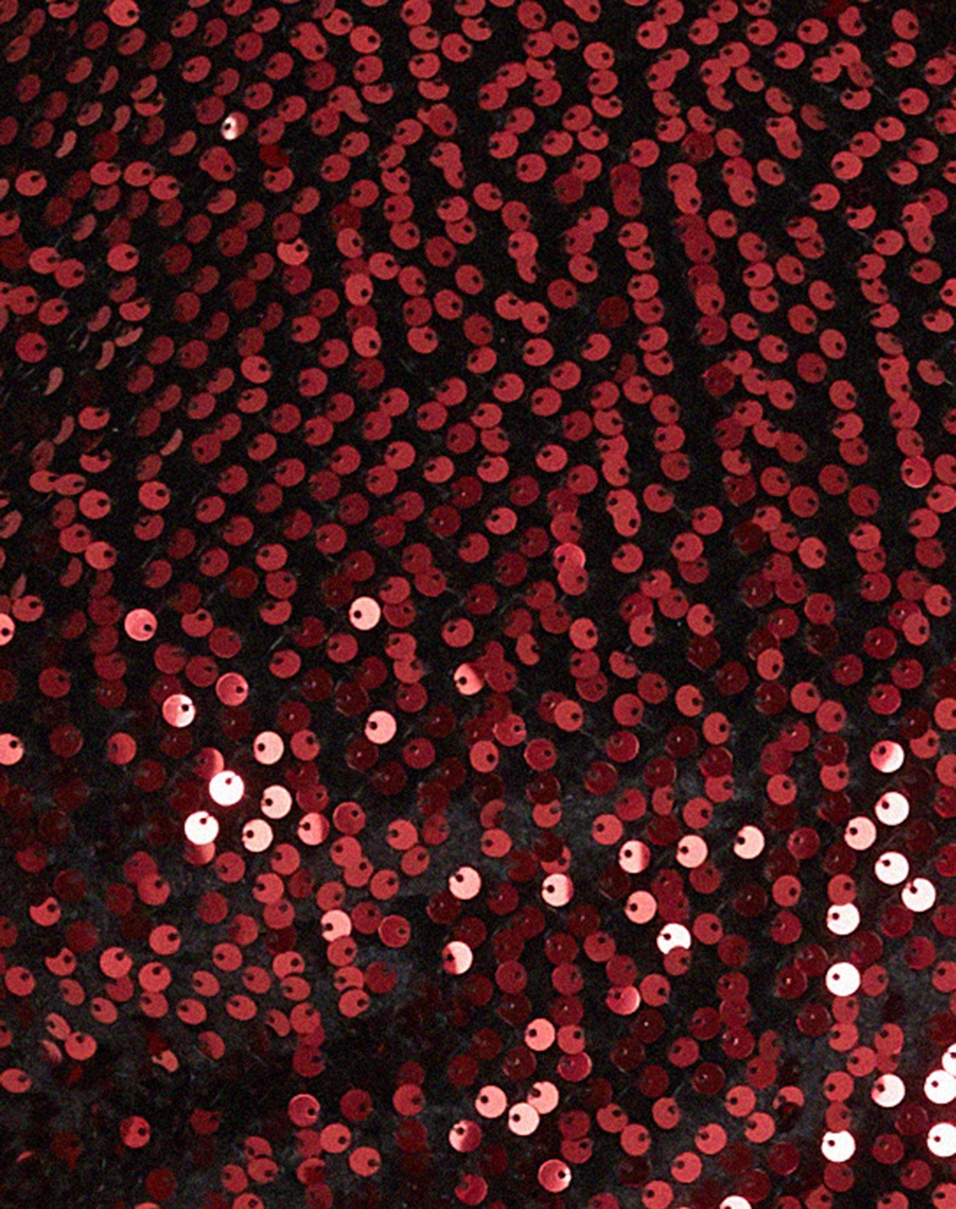 Gabby Mini Dress in Sequin Burgundy Product Image