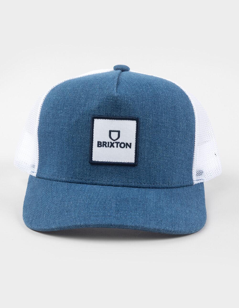 BRIXTON Alpha Block NetPlus® MP Trucker Hat - BLUE COMBO Product Image