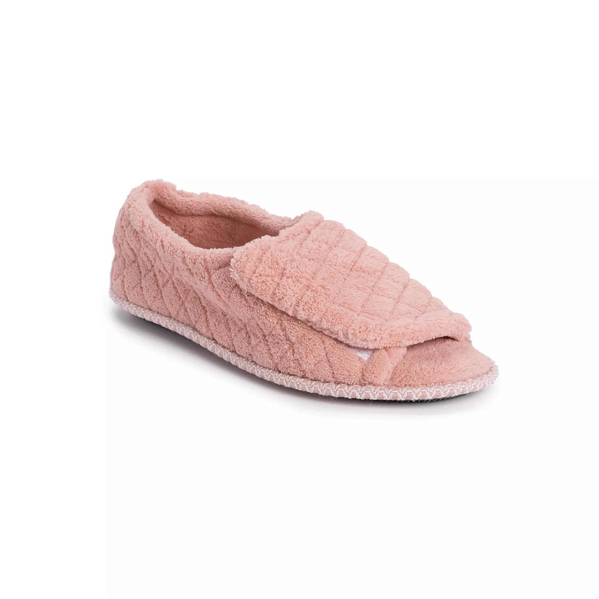 MUK LUKS Women's Peep-Toe Slippers,  Product Image