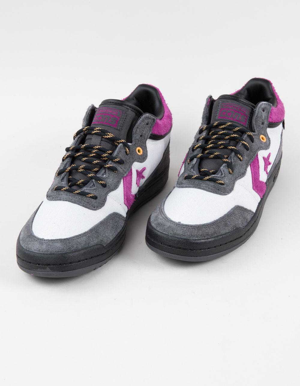 CONVERSE Fastbreak Pro Mid Skate Shoes - GRAY COMBO Product Image