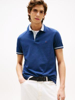 Regular Fit Two-Tone Collar Polo Product Image