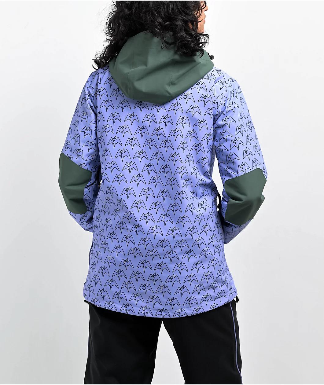 Airblaster Freedom Green 10K Anorak Snowboard Jacket Product Image