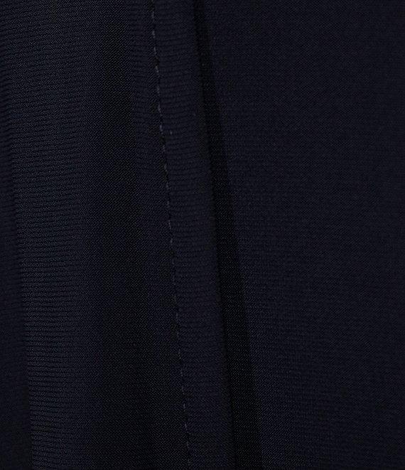 Le Bos Plus Size Embroidered Mesh V-Neck 3/4 Bell Sleeve 2-Piece Jacket Dress Product Image