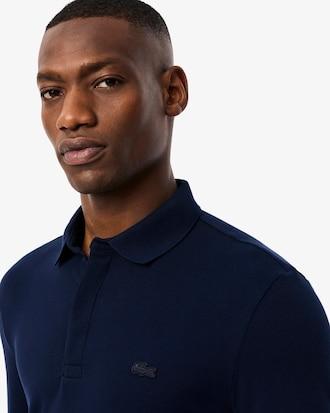Regular Fit Paris Stretch Piqué Polo Shirt Product Image
