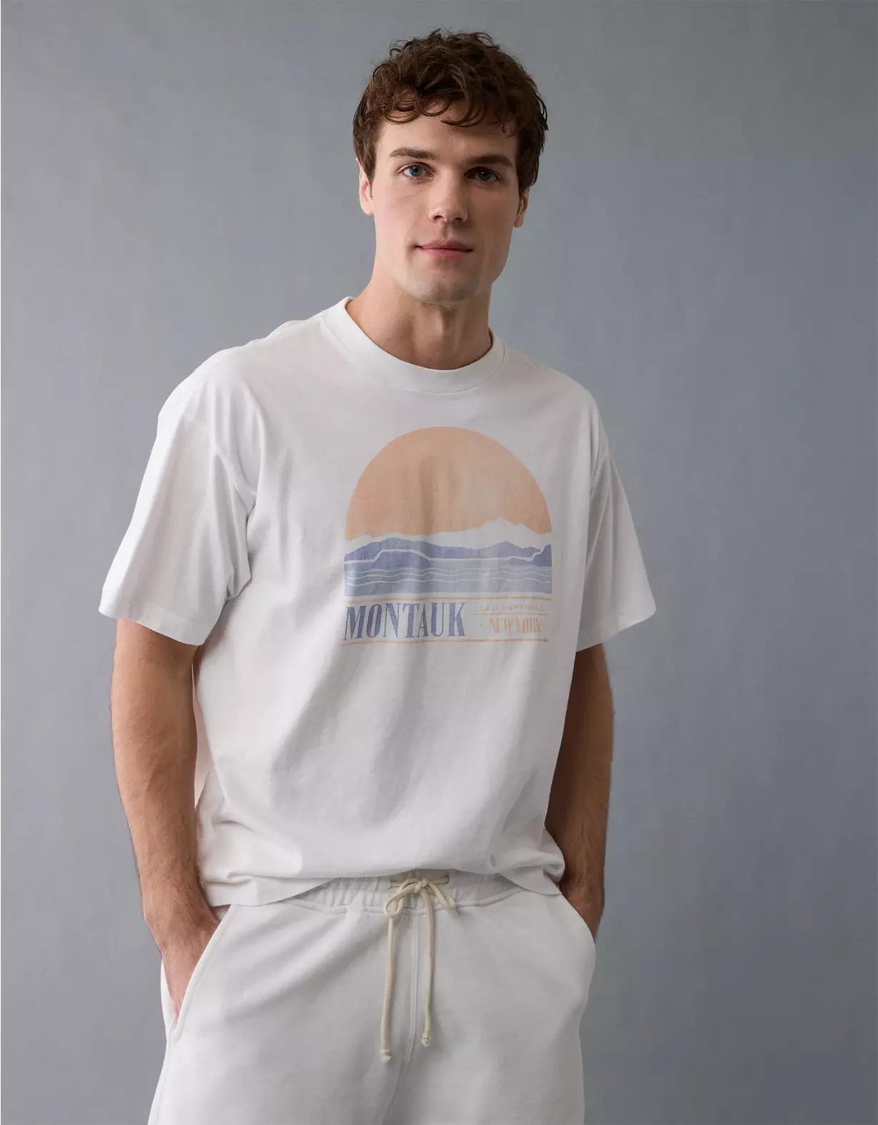 AE Boxy Destination Graphic T-Shirt Product Image