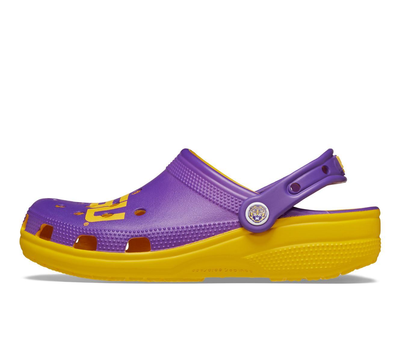 Men's Crocs LSU Classic Clogs Product Image